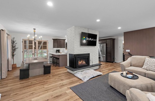 Minnetonka House | Modern Retreat with Game Porch & Fenced Yard