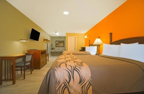 Aransas Pass Hotel | Modern Room Near Aquatic Center + Pool Access & Pet Friendly
