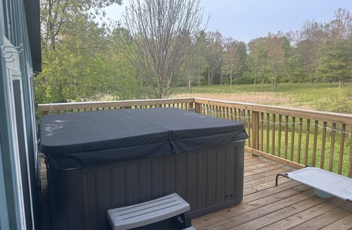 Freeville House | Modern rustic 2BR house in the country with hot rub, patio dining, and fire pit