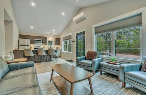 Waterboro House | Modern Rustic Cabin - Walk to Lake & Trails - With Fire Pit - Serene Escape