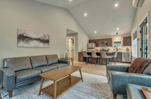 Waterboro House | Modern Rustic Cabin - Walk to Lake & Trails - With Fire Pit - Serene Escape