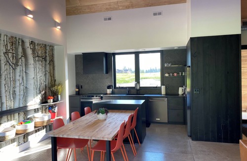 Whitefish Cabin | Modern rustic getaway located on the Stillwater River
