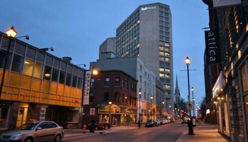 Downtown Halifax Apartment | Modern Sophistication at Harbor's Edge, AC, Unit 413