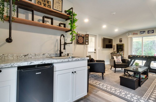 Stark House | Modern Stark Home w/Game Room, Grill & Fire Pit