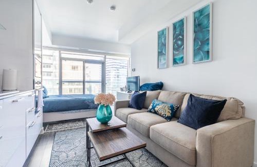 Toronto Entertainment District Apartment | Modern Studio Condo High Floor Downtown Toronto