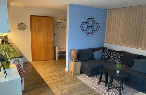 Meiringen Apartment | Modern studio in 1970s house in Haslital