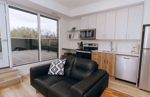 Winnipeg Apartment | Modern Studio Steps from Osborne Village