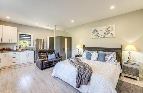 Ferndale Apartment | Modern Studio Suite in Sandy Point on Lummi Bay!