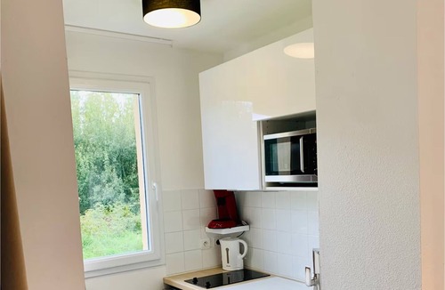 Equemauville Apartment | Modern studio with terrace 5 min from Honfleur parking and swimming pool