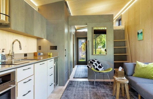 Tieton Cabin | Modern Tiny Cabin on Town Square | Near White Pass
