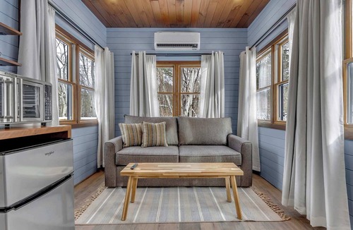 Great Valley Cabin | Modern Tiny Home, Wraparound Deck