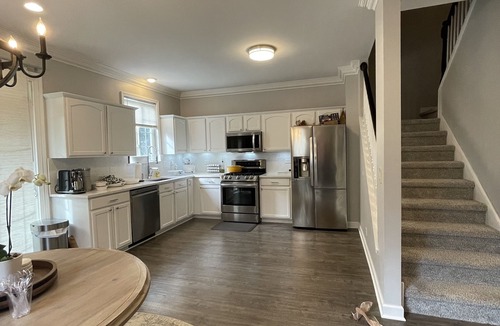 Elgin House | Modern Townhome with a theater room & gym area