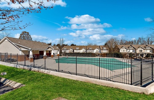 Nashboro Village House | Modern townhome with on-site golf & pool - water views, W/D, & central AC