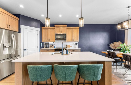 Southwest Ada County Alliance House | Modern - Turf Backyard - Stocked Kitchen