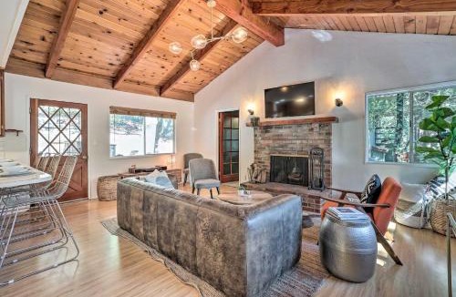 Crestline House | Modern & Unique Cabin with Deck by Lake Gregory!