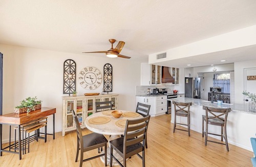 Panama City Beach Villa | Modern Updated Blue Pearl Villa - No Elevators Waits, Steps to the Beach & Pool