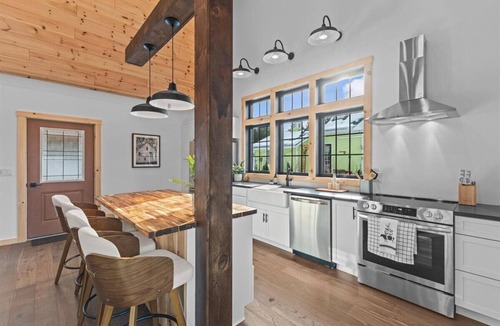 Morrisville House | Modern Vermont Barn Home-Bright & Open-Near Stowe