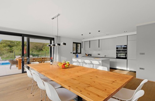 Bakarac Villa | Modern Villa Adria Blue with heated pool