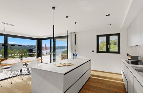 Bakarac Villa | Modern Villa Adria Blue with heated pool