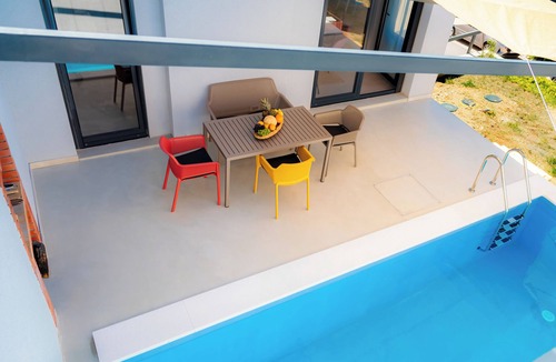 Lastovo House | Modern villa in a picturesque bay: quiet location, pool & natural intimacy
