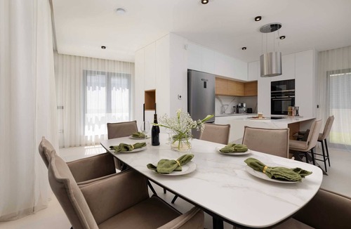 Vantacici Villa | Modern Villa Sarah with heated pool & Seaview