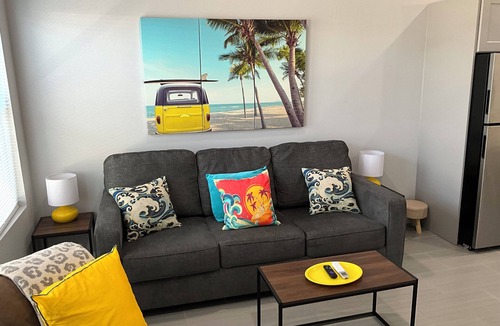 South Padre Island Villa | Modern Villa with spacious living area. Private backyard.