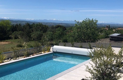 Moussoulens Villa | Modern villa with heated pool