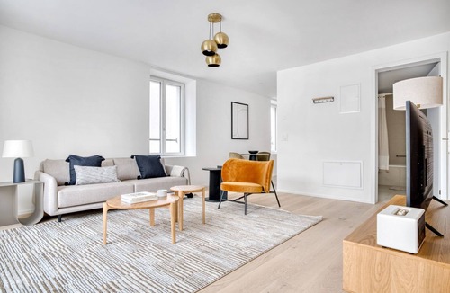 Sihlfeld Apartment | Modern Wiedikon 2.0 Room w/Storage & W/D, 3 min to Market, by Blueground