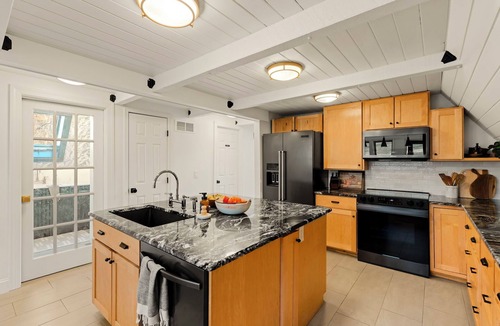 Conestoga House | Modern Wooded A-Frame Firepit, Playroom & Game Room Family-Friendly