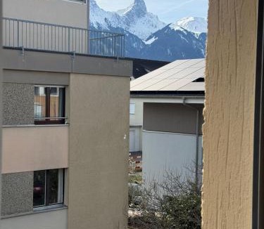 Gwatt Apartment | Moderne Wohnung mit Bergblick und nahe Thunersee