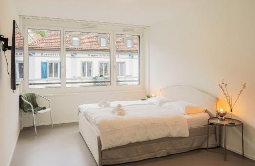 St. Gallen House | Modernes Hostel, Privatzimmer in Shared Apartment, WYBA Living