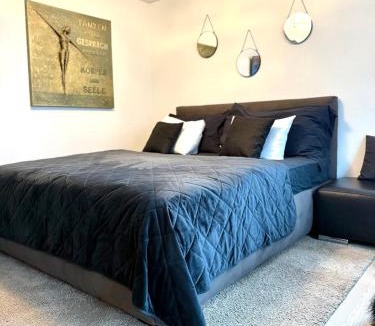 Guettingen Apartment | Modernes Studio am Bodensee mit Parkplatz