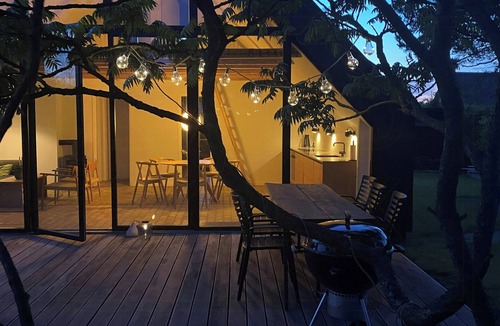 Saksild Strand House | Modernized A-frame house near Saksild beach