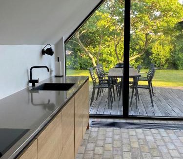 Saksild Strand House | Modernized A-Frame House Near Saksild Beach