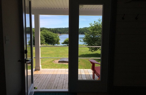 Lunenburg County House | Modernized waterfront heritage homestead with entertainment barn