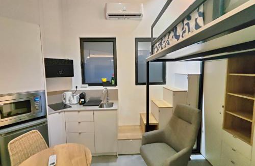 El Guinardo Apartment | Moderno estudio Sagrada Familia