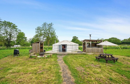 Attleborough RV Rental | MOET Luxury Heated Yurt with Private Hot Tub