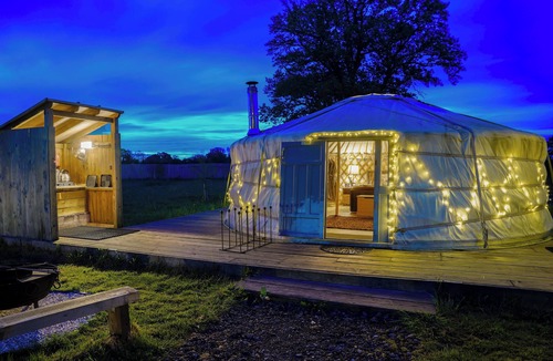Attleborough RV Rental | MOET Luxury Heated Yurt with Private Hot Tub
