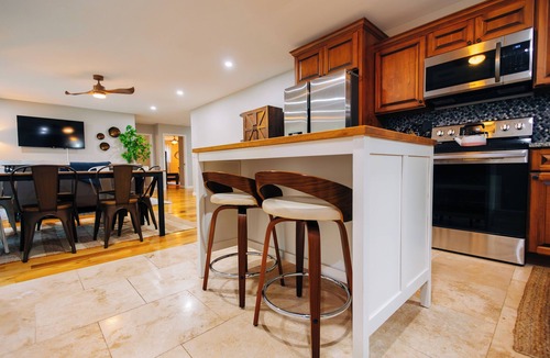 Loudonville House | Mohican Forest Cabin Firepit Deck & Grill