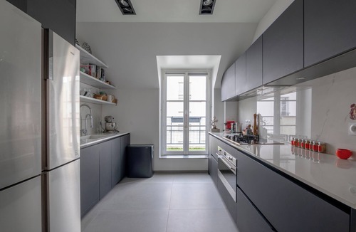 Prince–Marmottan Apartment | Monochrome Heights, by Veeve