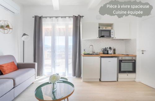 Gardanne Apartment | Mont Ventoux - Terrasse - Vue dégagée - Linge de qualité - Fibre - Confort