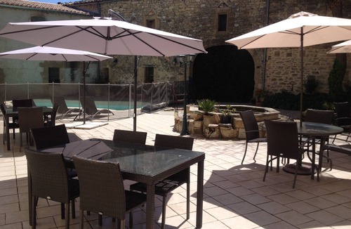 Montaren-et-Saint-Mediers Apartment | Montaren Et Saint Mediers: LIST LAVENDER studio in Farmhouse of XVIIIème with made safe heated swimming pool and Spa close to UZES