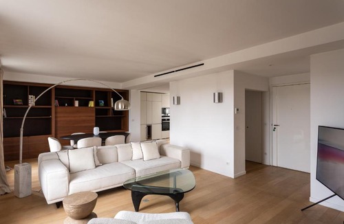 Champs-Elysees Apartment | Montaigne - Sunlit Corner Penthouse with Balcony