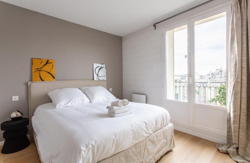 Champs-Elysees Apartment | Montaigne - Sunlit Corner Penthouse with Balcony