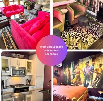 Saugatuck Apartment | Moody Upscale Downtown Saugatuck Getaway