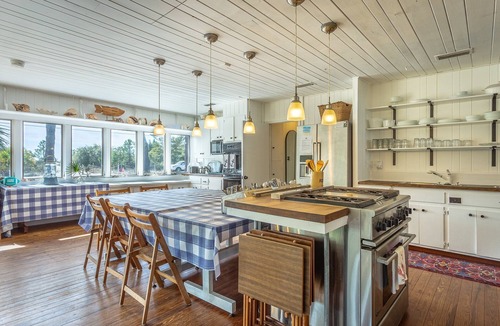Alligator Point House | Moon in My Pocket – Iconic Bayfront Retreat w/Private Dock & Beach Access!