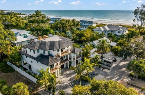 Anna Maria House | Moondance - Steps to the beach! Heated pool!