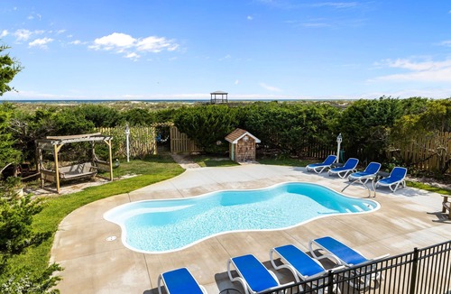 The Point House | Moonlit Dunes - Oceanfront Private Beach Access + Pool 6BR The Point