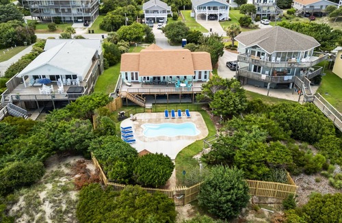 The Point House | Moonlit Dunes - Oceanfront Private Beach Access + Pool 6BR The Point