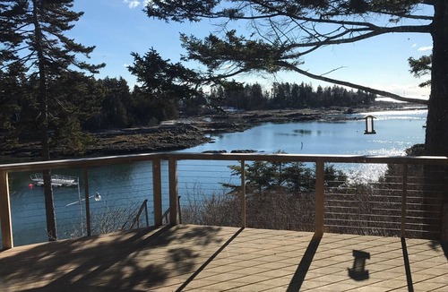 Sebascodegan Island House | Morningside. Waterfront home with seasonal dock and float, Pet friendly!